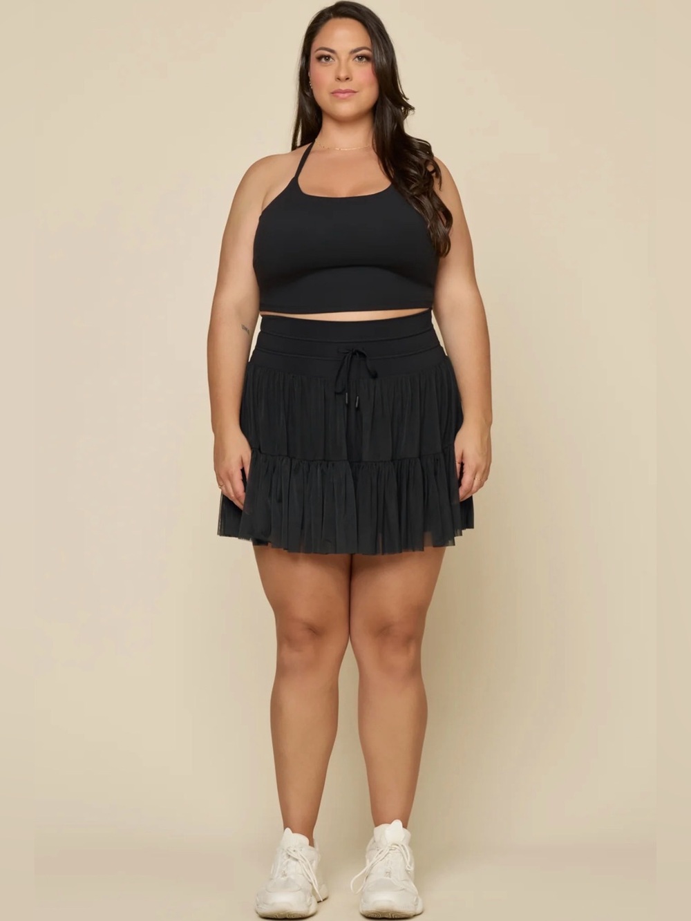 Popflex Pirouette Skort Women’s Atcive Shorts Black Size 3X - Picture 3 of 8
